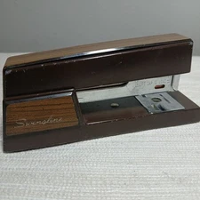 Vintage Stapler Swingline 737 Metal Brown - Tested and working