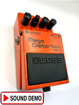 BOSS MD-2 Mega Distortion Guitar Pedal Tested Taiwan From Japan With Demo