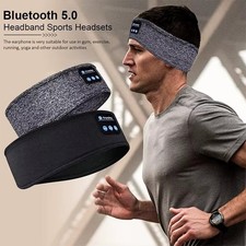 Listing image for Wireless Bluetooth Headband Sleeping Eye Mask Headphones Headset Music Sports