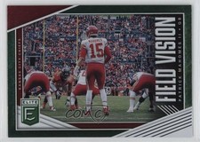 2019 Panini Donruss Elite Field Vision Green Patrick Mahomes II #FV-1 1p3t