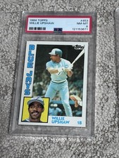 PSA 8 1984 TOPPS BASEBALL CARD TORONTO BLUE JAYS WILLIE UPSHAW