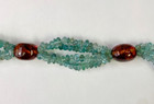 HSN Jay King Sterling Silver Apatite and Amber Beaded 18" Station Necklace — photo 5