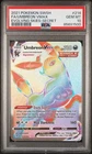2021 POKEMON EVOLVING SKIES SECRET FULL ART UMBREON VMAX 214/203 PSA 10