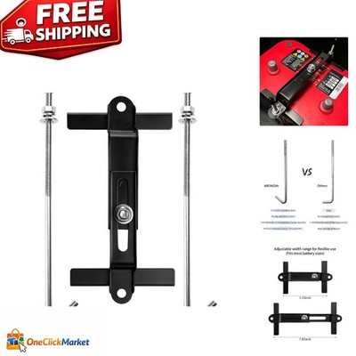 Adjustable Battery Hold Down Crossbar with 9 Inch Stainless Steel J Bolts