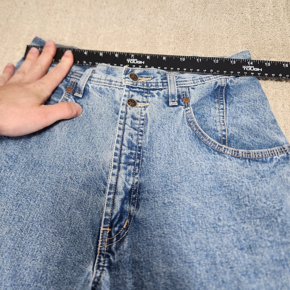 Винтажные женские джинсы Y2K Parasuco 28x29 *ЧИТАЙТЕ широкие штанины высокая талия ковбойские вестерн - Изображение 3 из 4