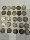 Lot of 25 Barber Dimes circulated with dates