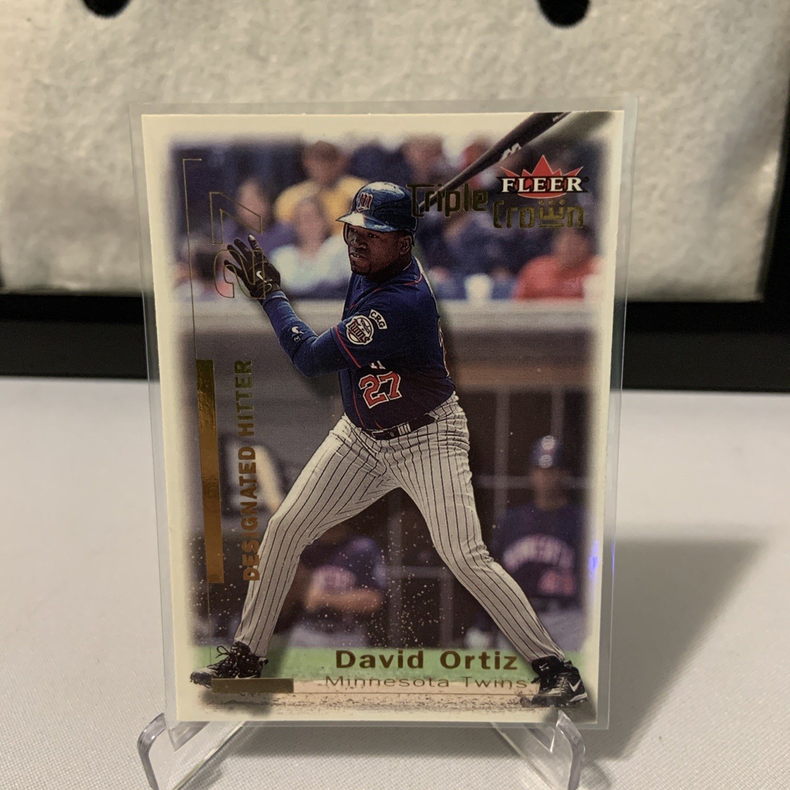 2001 Fleer Triple Crown #39- DAVID ORTIZ