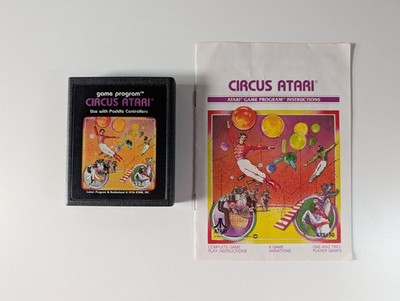 Circus - Game Program -  CX2630 - For Atari 2600 - cartage and manual only