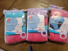 HANES NEW Ultimate Comfort Period Hipster Panties ONE PACK OF 4- Girl's Sizes