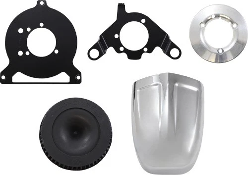 Kit de admisión de aire Cobra PowrFlo - Cromo motocicleta bicicleta de calle 606-0102-SB Foto 4 de 4