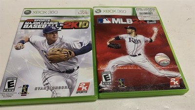 Major League Baseball 2K10 & 2K13 Microsoft Xbox 360 2 Lot Video Games