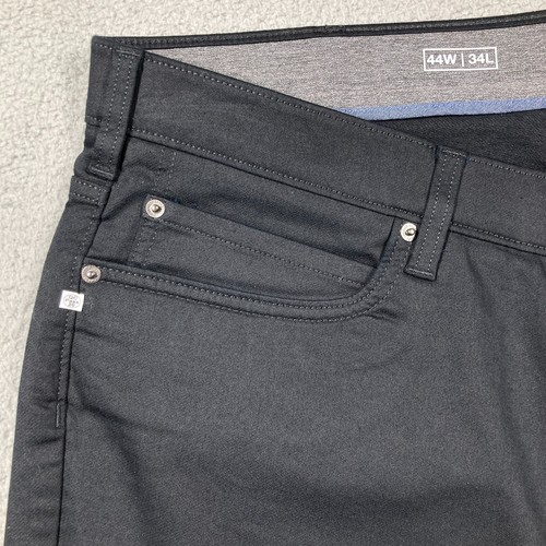 Sonoma Everyday All Day Pant Men's 44x34 Black Straight Stretch Flexwear Waist - Picture 2 of 15