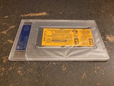 ROBERTO CLEMENTE auto SIGNED 1971 NLC ticket AUTOGRAPH PSA MVP 1/1