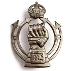 Original WW2 Royal Armoured Corps RAC Cap Badge - Genuine WWII British Army