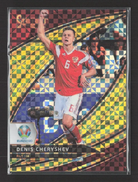 2020 Panini Select Prizm UEFA Euro Denis Cheryshev #189 Field Level Gold /10