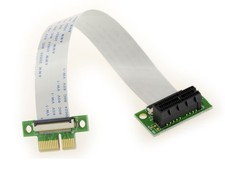 PCI EXPRESS Riser 1X - Flexible FPC Cable - 2 Lengths Provided, 15Cm And 25Cm