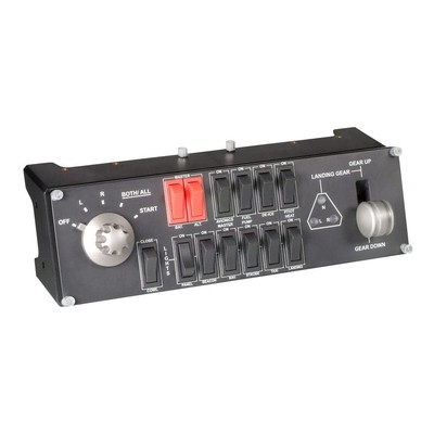 Logitech G Saitek Pro Flight Switch Panel für realistische Flugsimulationen