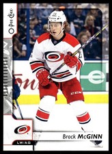 2017-18 O-Pee-Chee #151 Brock McGinn Carolina Hurricanes Hockey Card