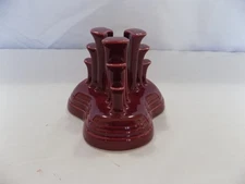 FIESTA WARE CINNABAR PYRAMID CANDLE HOLDER NEW