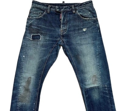 Original Vintage Dsquared Antifit Oiled Jeans Gr.46 aus F/W 2009 Ultra Rare