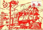 Dr Jim Stamps Maximum Card Rr Caboose 1890'S 11C Pair Fdc