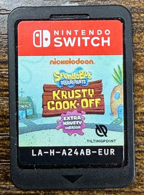 SpongeBob Krusty Cook Off Nintendo Switch Spiel Modul Cartridge Top