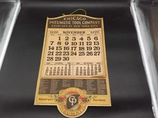 1926 1927 Chicago Pneumatic Tool Co. NYC Advertising Calendar 6 East 44th St.