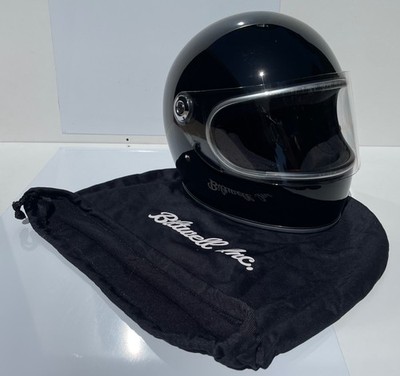 Biltwell Gringo S Helmet, Gloss Black, Medium. FREE S/H! Cool!