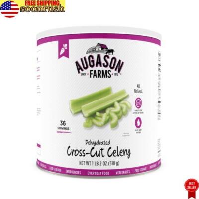 Dehydrated Cross-Cut Celery 18 OZ. 36 Servings Emergency Camping Survival Food