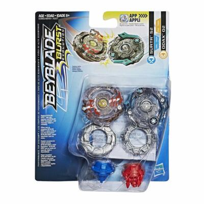Beyblade Burst Evolution Dual Pack Surtr S2 D06/TA04 & Odax O2 D12/TS02