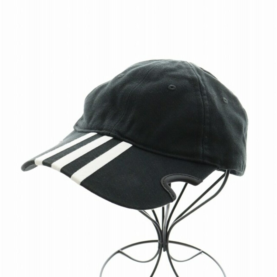 Balenciaga x adidas cap hat logo stripe L black AN8 Used Balenciaga x adidas cap hat logo stripe L black AN8 Used
