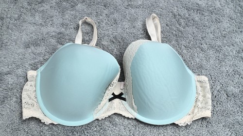 Victoria's Secret Dream angels Perfect Coverage Lace Underwire Padded Bra Sz 38D