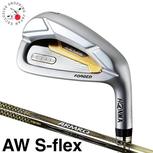 HONMA Golf BERES 07 2S 2 Star Iron Wedge #AW S-Flex ARMRQ 47 Graphite Shaft 2019 - Picture 1 of 10