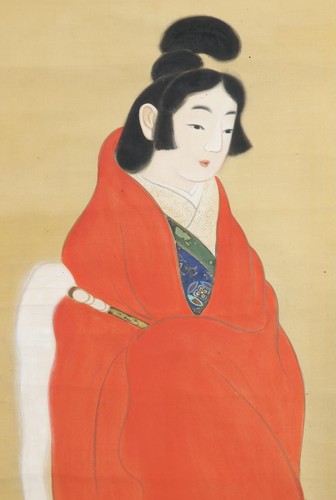 PERGAMINO COLGANTE PINTURA JAPONESA JAPÓN BELLEZA MUJER DAMA ANTIGUA Dharma ARTE d692 - Imagen 4 de 12