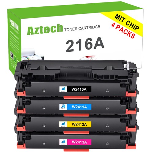 Mit chip TONER für HP 216A W2410A Color LaserJet Pro MFP M183fw M182n M182nw XXL - Afbeelding 3 van 15