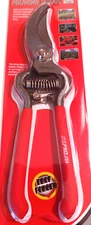 8" PRUNING SHEAR RUBBER COVERED HANDLES FOR COMFORTABLE GRIP