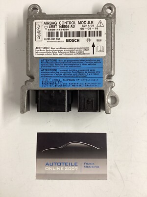 Ford Focus C Max Airbagsteuergerät Steuergerät Airbag  4M5T14B056AD  0285001551