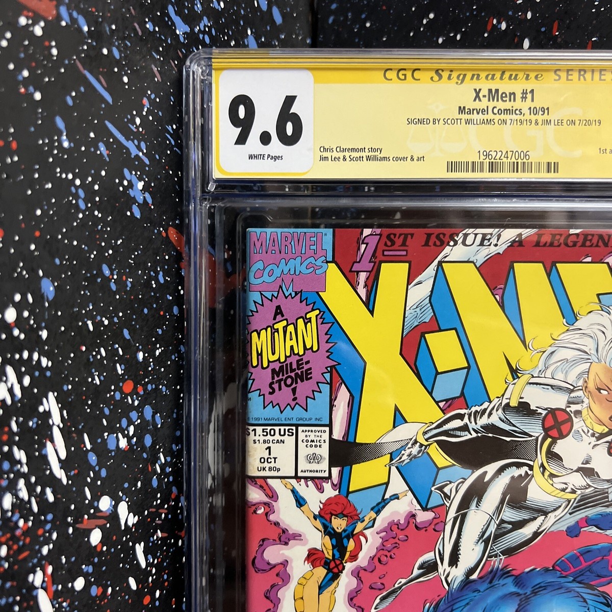 X-Men #1 A (Oct 1991, Marvel) Signed SCOTT WILLIAMS & JIM LEE