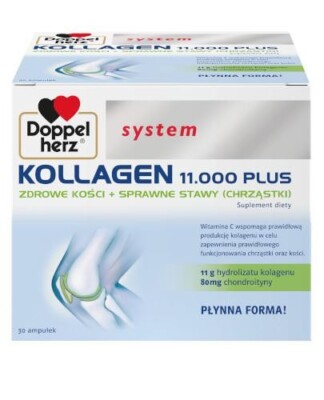 Doppelherz Kollagen 11.000 Plus Ampullen System 30x25ml Gelenke Sport Haut