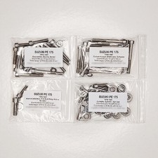 SUZUKI PE 175 ENDURO 1978-1981 Kit vis BTR inox moteur complet PE175