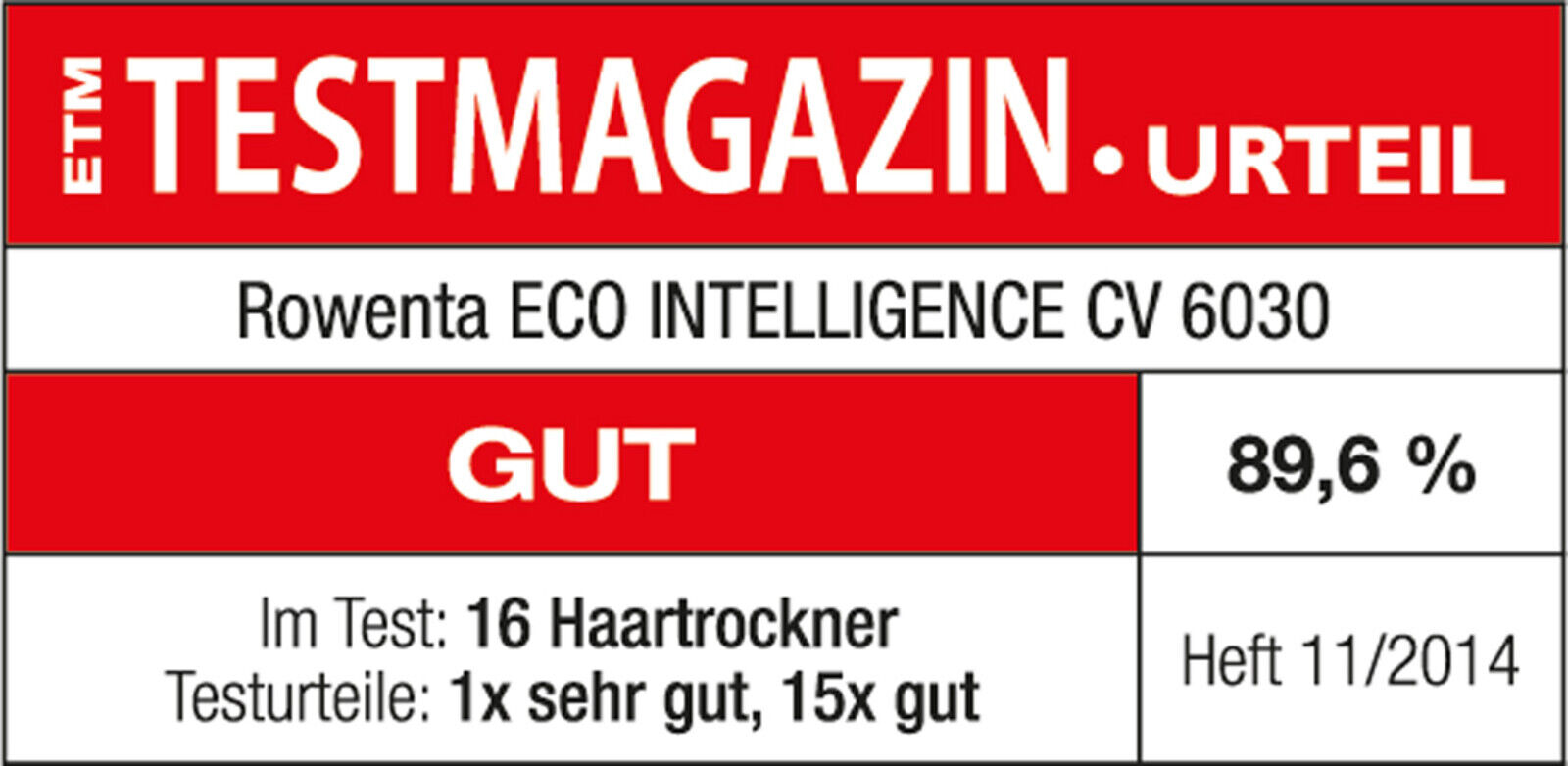 Haartrockner Eco 6030 | ROWENTA Intelligence eBay CV Schwarz/Grün Watt) (1500