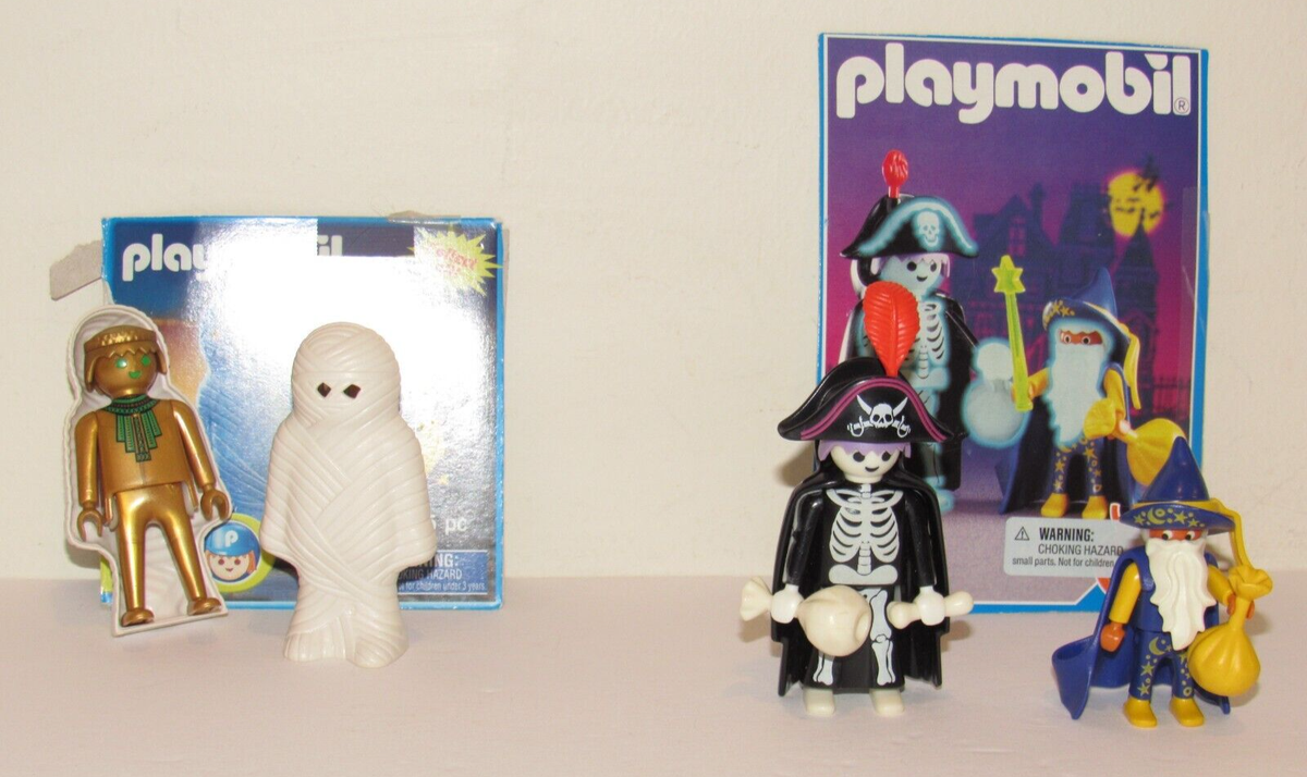 Playmobil 3025 & 4531 Set Golden Egyptian Mummy + Halloween
