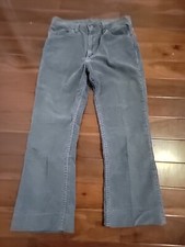 Levi  s 517 Bootcut Green Corduroy Pants VTG 80s 90s White Tag Size READ