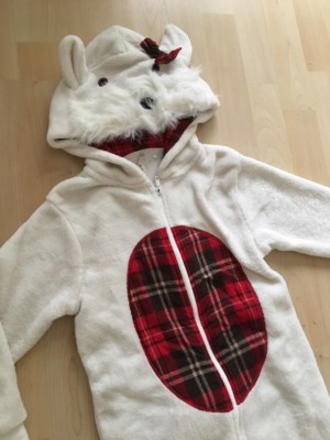 Pyjama Polaire Fille 5 Ans NEXT - Motif Scottie Dog, Tout Doux, En Très Bon état