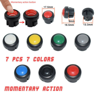 7Pcs Motorcycle Horn,Turn Signal,Engineer Power,Start Kill ON Off Switch Buttons