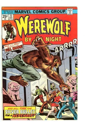 WEREWOLF BY NIGHT #23 7.0 // RON WILSON COVER ART MARVEL COMICS 1974