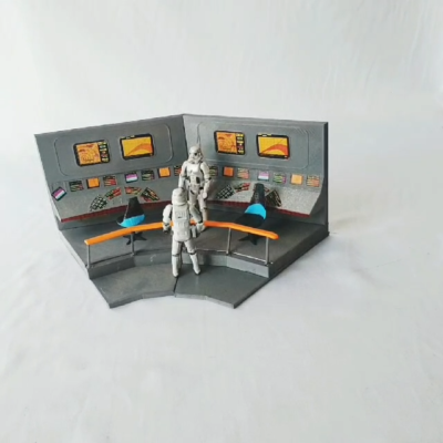 Star Trek Tos Bridge Diorama for 8 in (1:9) Mego Figure Diorama | eBay