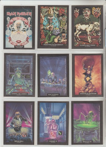 1991 BROCKUM ROCK 16 ART STICKERS SEE LIST OF ART AND VERIFY ROCK ARTISTS