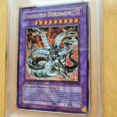PSA 10 Chimeratech Overdragon POTD-EN034 | Ultra Rare 1st Edition