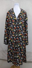 NWOT ASOS Design SZ 26  Multicolor Floral Long Sleeve Polyester Blend Dress 0452